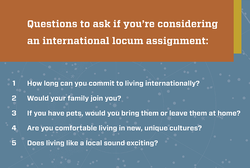Graphic—questions to ask about housing before locum assignment in NZ