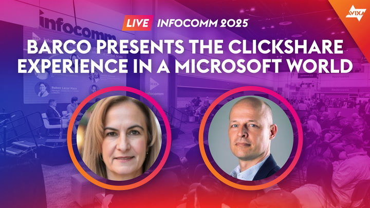 Unveiling the Future: Barco presents the ClickShare experience in a Microsoft world