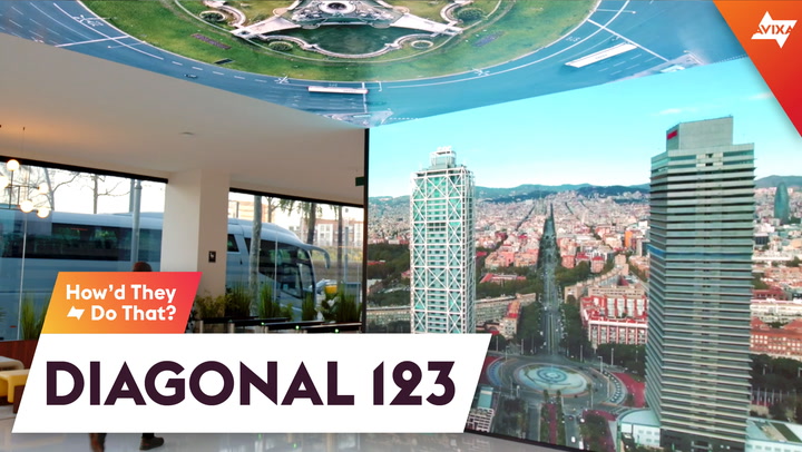 Digital Signage at Diagonal 123 Integrates Building's Identity