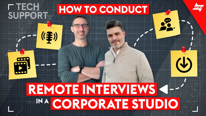 How to Conduct Remote Interviews in a Corporate Studio | Tech Support, Ep. 7