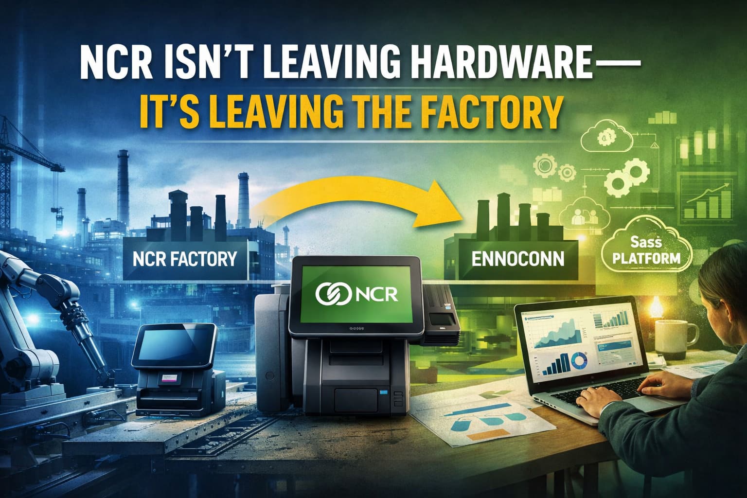 NCR Gives Up on Hardware