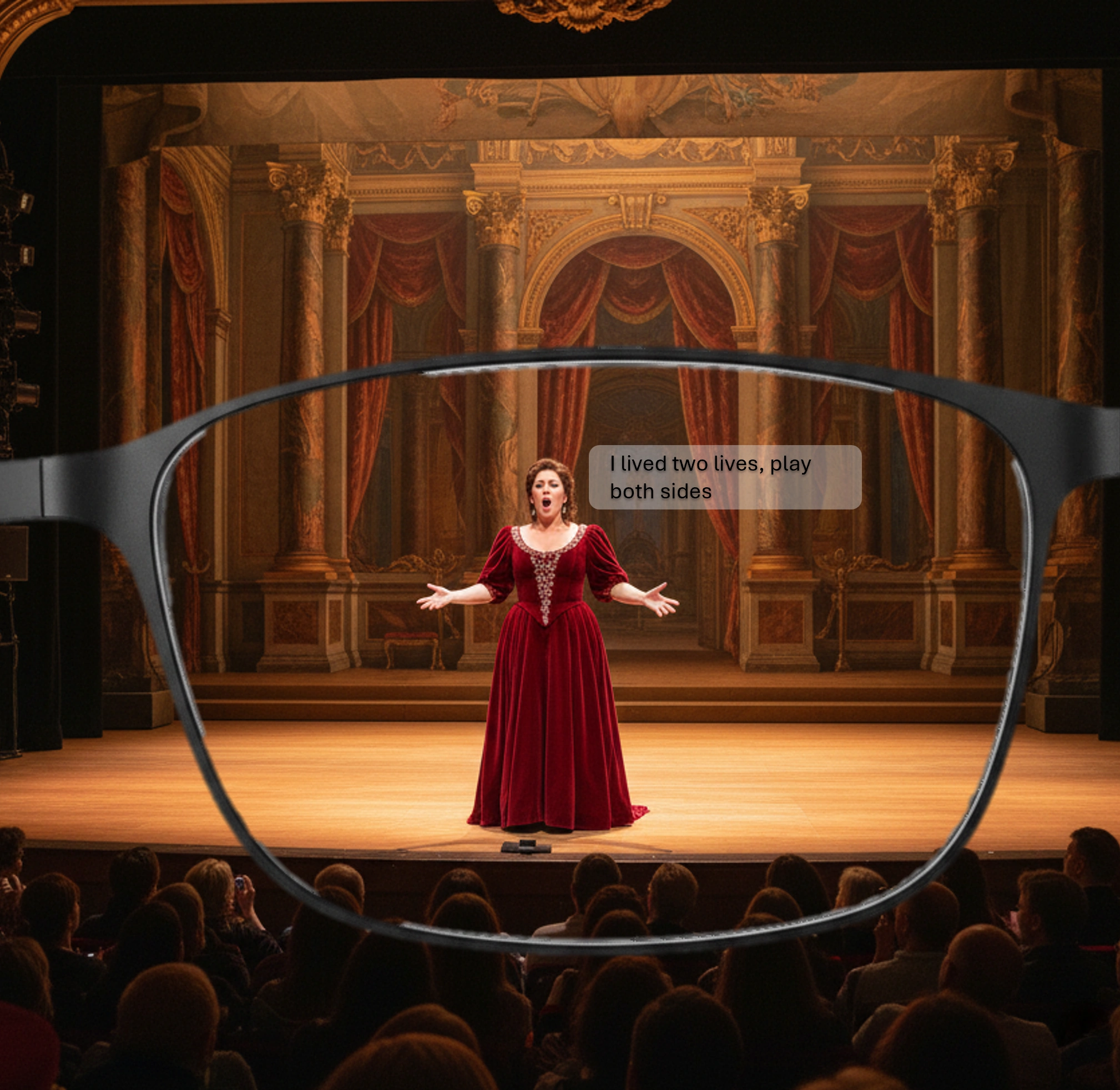 Concept 3: Follow every word without looking away from the stage.