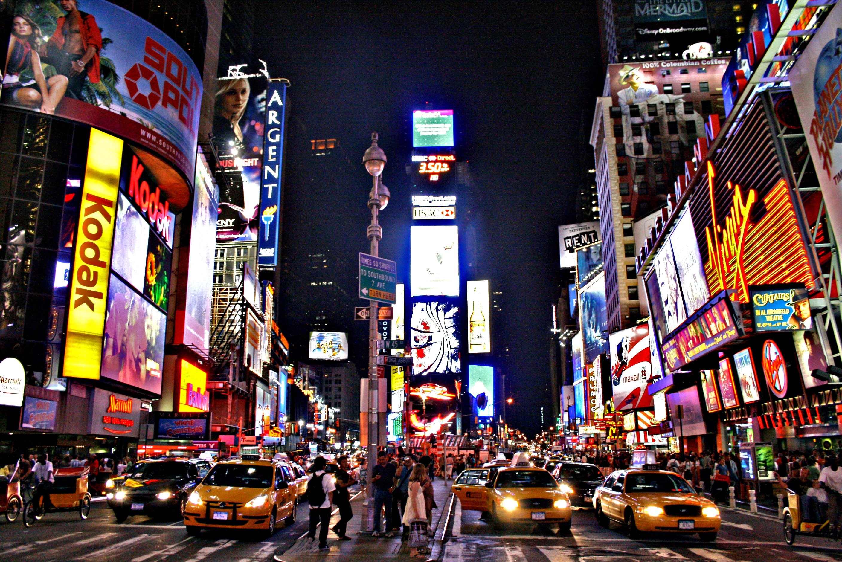 night life in the city