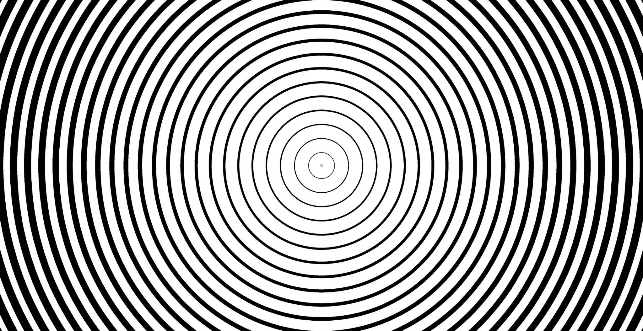 Concentric circle for sound wave