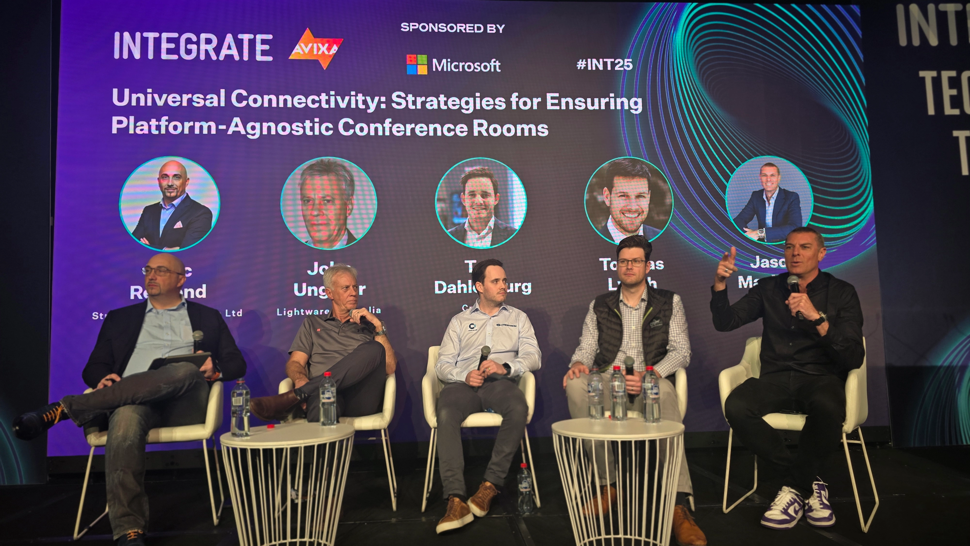 Integrate speaker panel