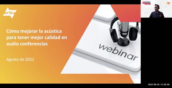 WEBINAR: "Cómo mejorar la acústica para tener mejor calidad en audio conferencias"