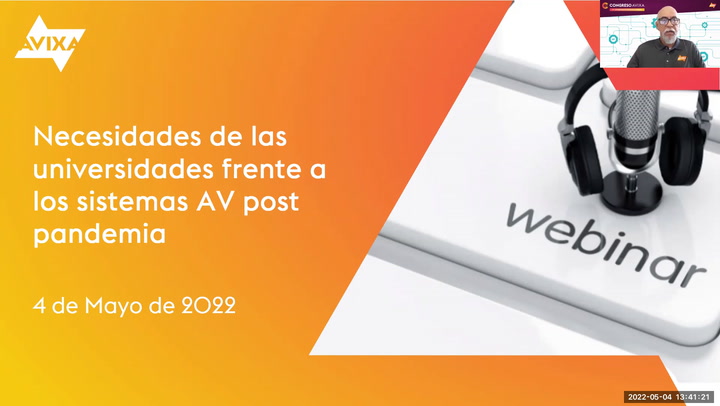 Webinar: Necesidades de las universidad frente a los sistemas AV post pandemia