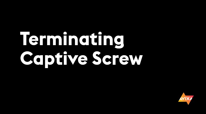 Terminating Captive Screw