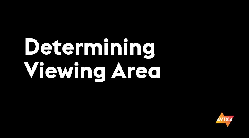 Determining Viewing Area