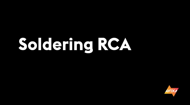 Soldering RCA