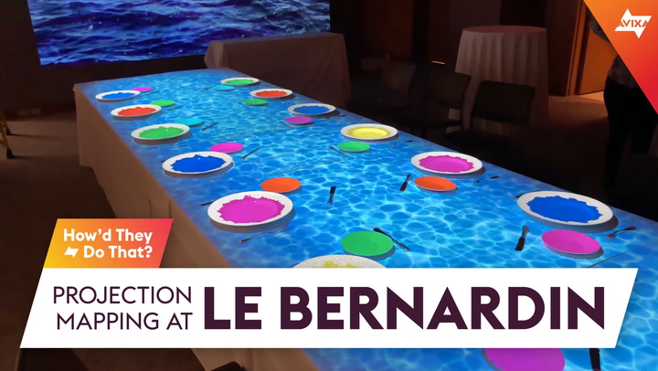 How Bravo Media Used Projection Mapping to Preview a Meal at Le Bernardin