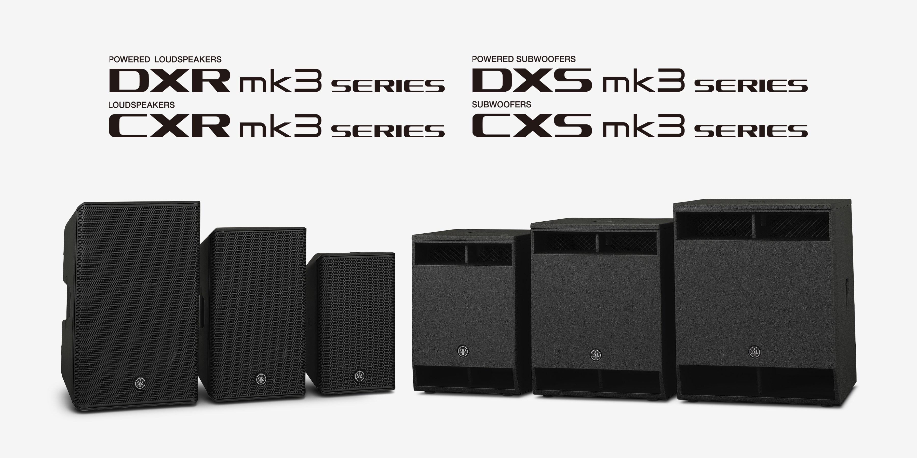 Yamaha Launches Upgraded DXR/DXS mk3 and CXR/CXS mk3 Series