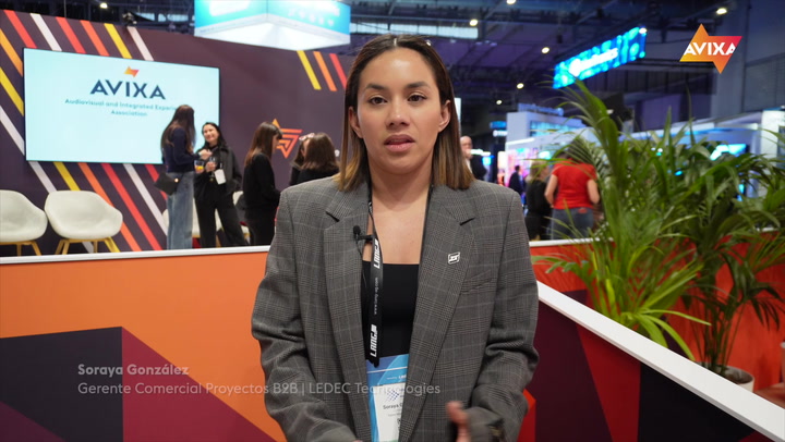 Consejo de Mujeres de AVIXA en Español/ISE 2025: Soraya González, de LEDEC Technologies