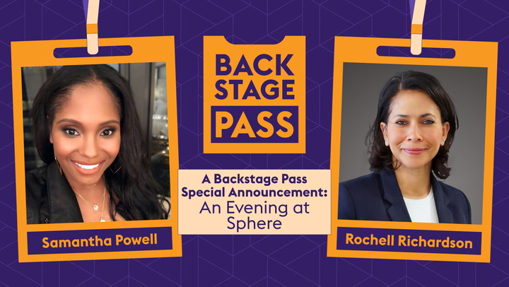 A Backstage Pass Special Announcement: An Evening at Sphere
