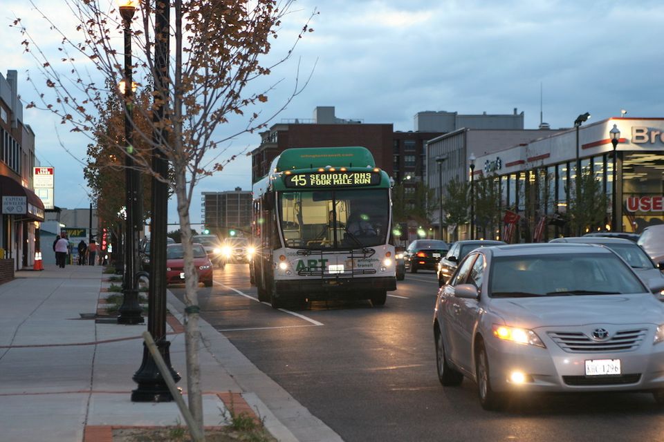 Columbia Pike in Arlington, Virginia