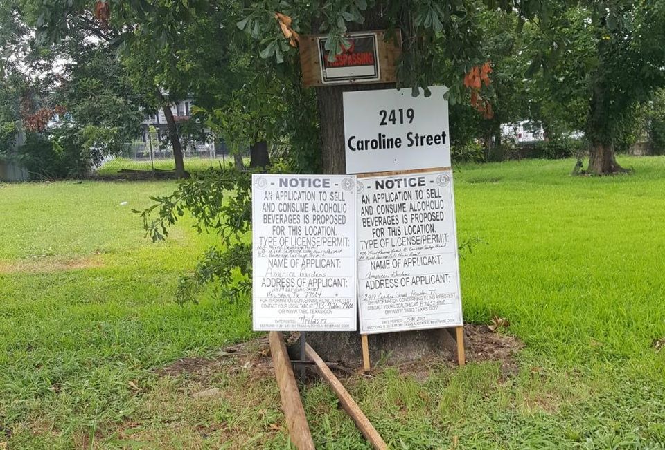 Caroline Street TABC Permit
