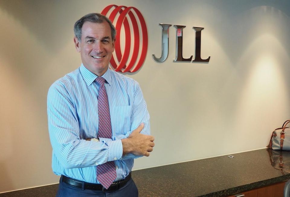 JLL Americas CEO Greg O'Brien, snapped in his Washington, DC office
