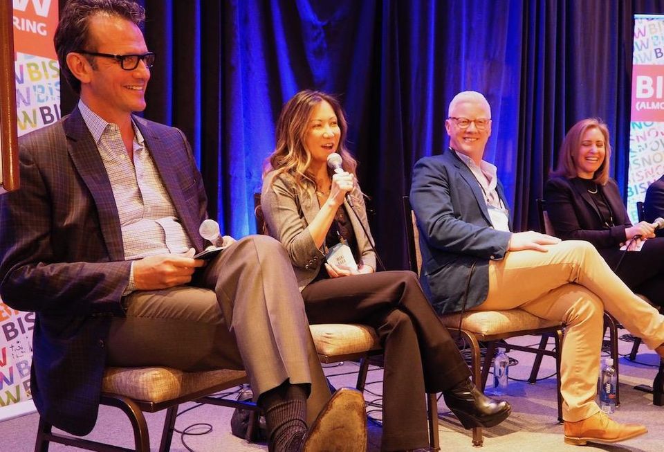 Goulston & Storrs Corey Wilk, Chartres Lodging Group's Maki Bara, Salt Hotels' David Bowd and Hyatt Hotels' Mari Balestrazzi
