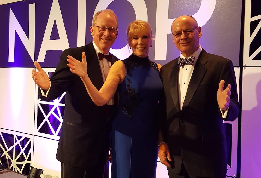 NAIOP MC Dave Bevirt Barbara Schaefer Jim Creedon