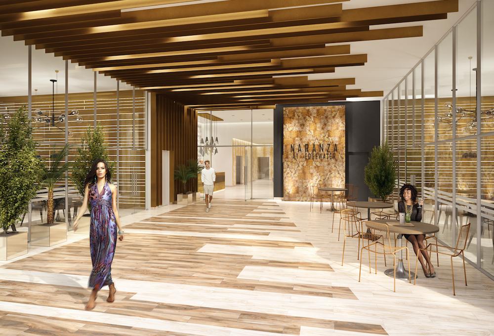 AEI U.S. Studio, the US arm of commercial design firm AEI, did design work at Naranza at Edgewater in Miami. 