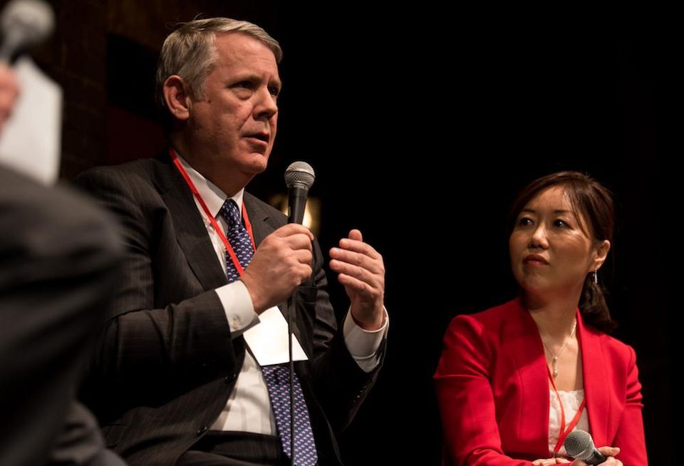 Wafra EVP Frank Lively and Meridian Capital Group's Helen Hwang