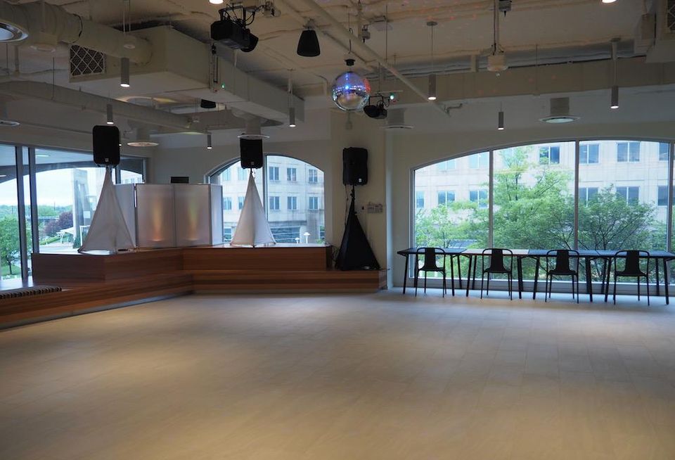 2U common area disco ball