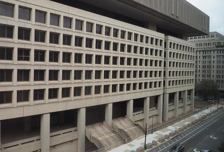 FBI HQ from 909 E ST. NW