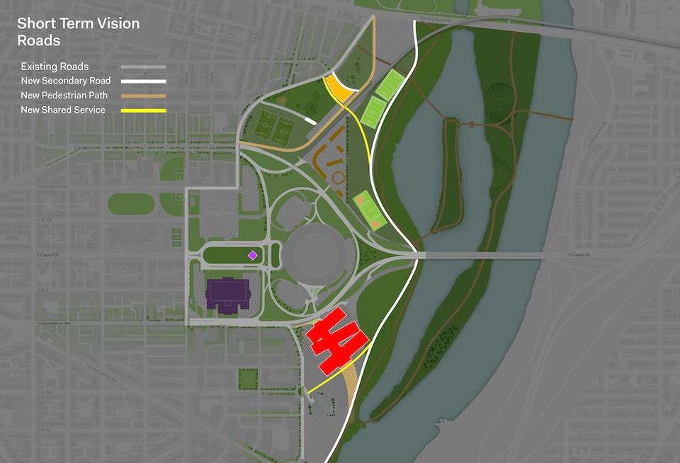 RFK Site proposal Short Term Roads