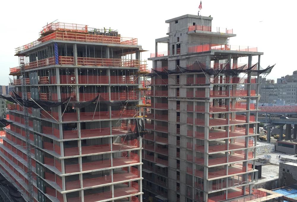 Domino Sugar Factory Redevelopment Tops Out 16-Story Resi Building