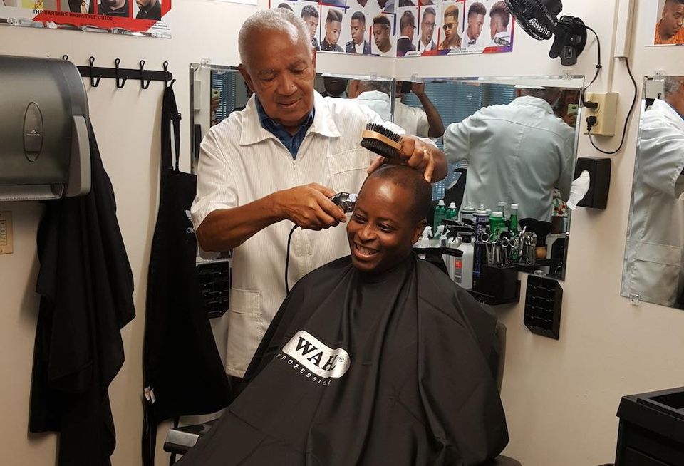 Howard U president barbershop