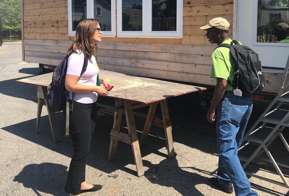 Imby Community founder Michelle Chang and Community Advisor Dennis Chesnut