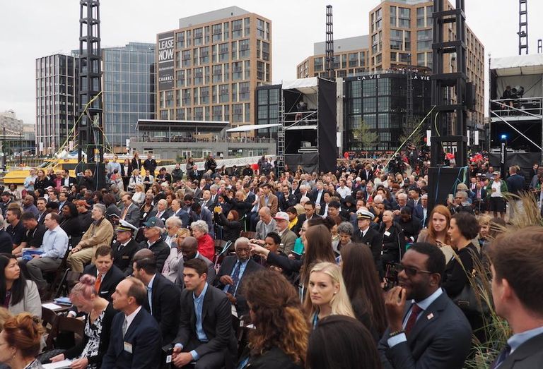 The Wharf Grand Opening 450 people seated