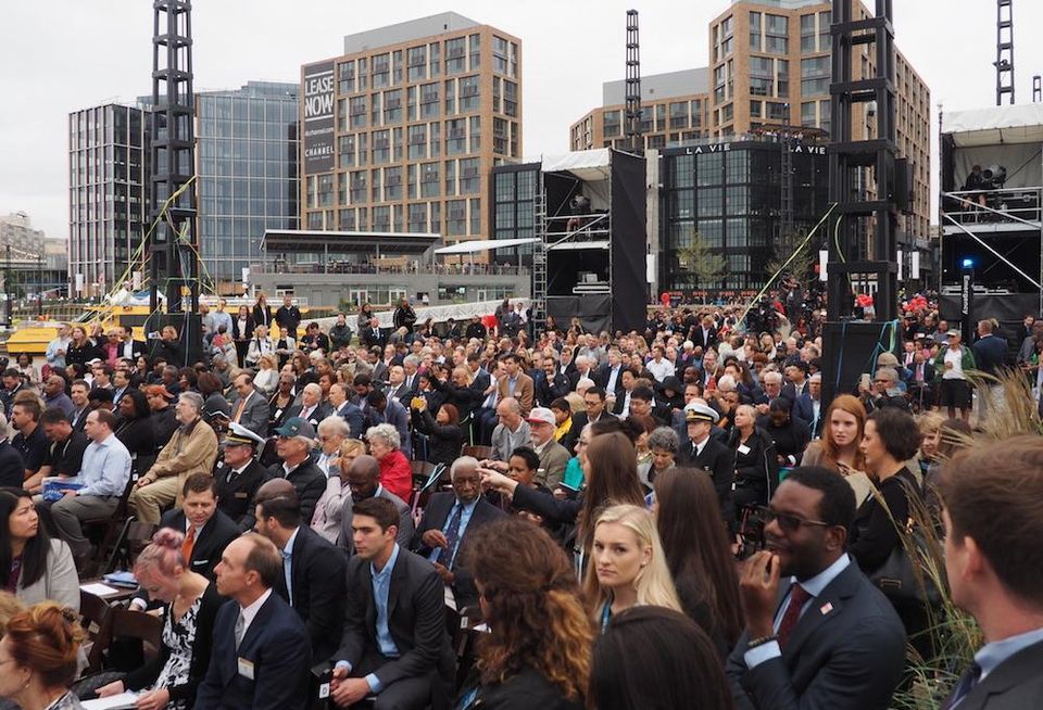 The Wharf Grand Opening 450 people seated