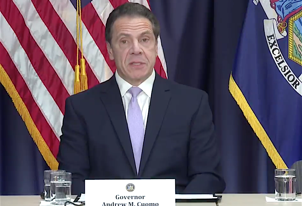 Gov. Andrew Cuomo announced his plan to halt the shutdown of the subway's L Train Jan. 3, 2019.