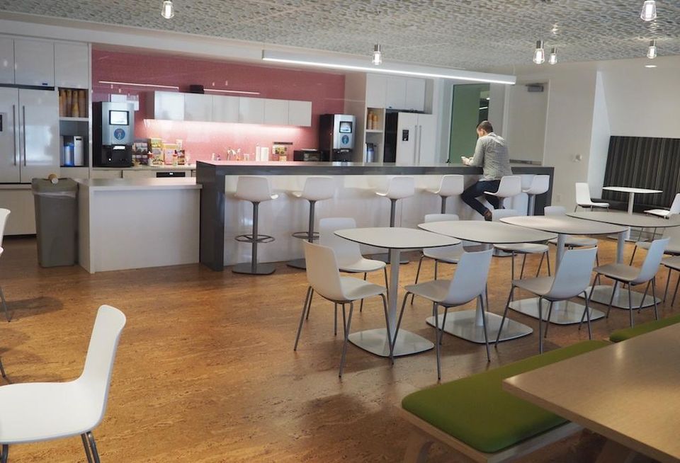 Blackboard HQ break room