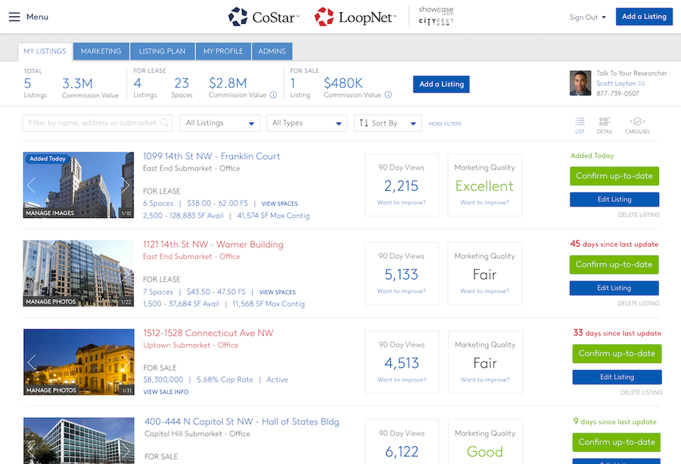 CoStar Listing Manager