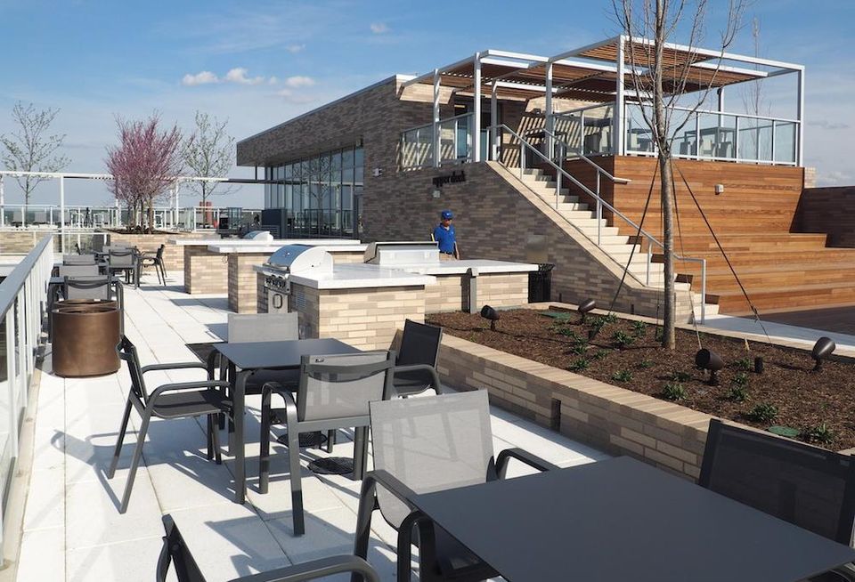 F1RST rooftop courtyard
