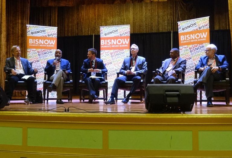 RadiantBrands' Steven Donaldson, SUDA's Alan Dones, DCI Engineers' Justin Bettner, JRDV Urban International's Edward McFarlan, BART's Sean Brooks and TCA Architects' Thomas Cox