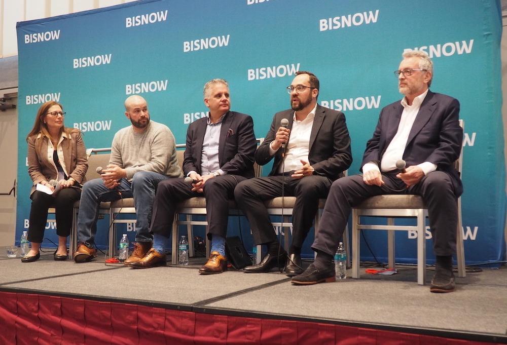 Hunton Andrews Kurth LLP’s Rori Malech moderates a conversation with Placemakr’s Jason Fudin, Wyndham Hotel Group’s Chip Ohlsson, Peachtree Group’s Brian Waldman and LW Hospitality Advisors’ Dan Lesser.