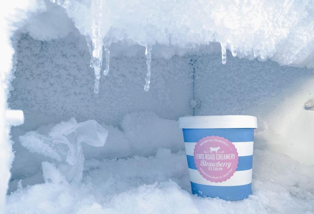 freezer cold storage ice cream