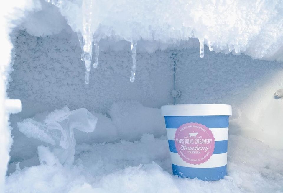 freezer cold storage ice cream