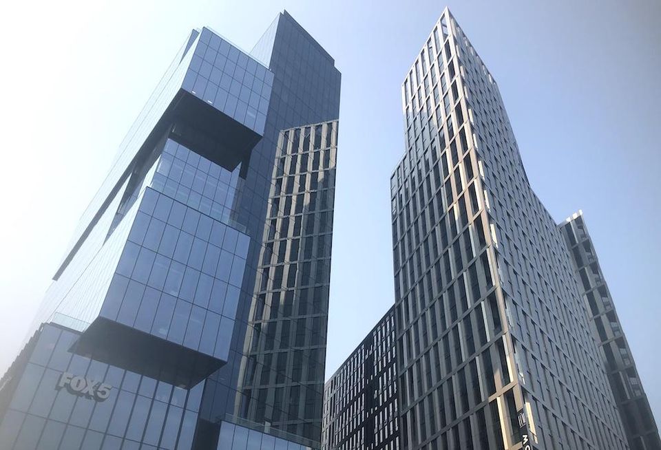 The Wilson and The Elm, the high-rise office and apartment towers that Carr Properties developed in Bethesda.