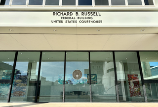 The Russell Federal Building and U.S. Courthouse in Downtown Atlanta.