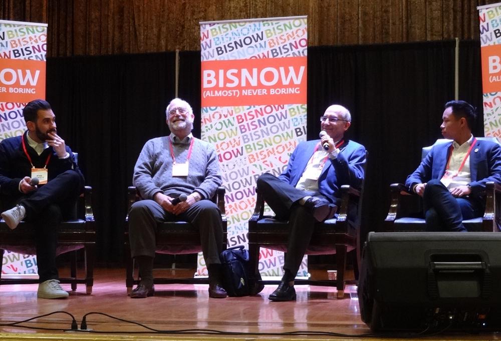 MBH Architects' Ryan McNulty, Shorenstein's Todd Sklar, Ellis Partners' Will Miller and WeWork's Elton Kwok