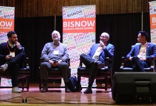 MBH Architects' Ryan McNulty, Shorenstein's Todd Sklar, Ellis Partners' Will Miller and WeWork's Elton Kwok
