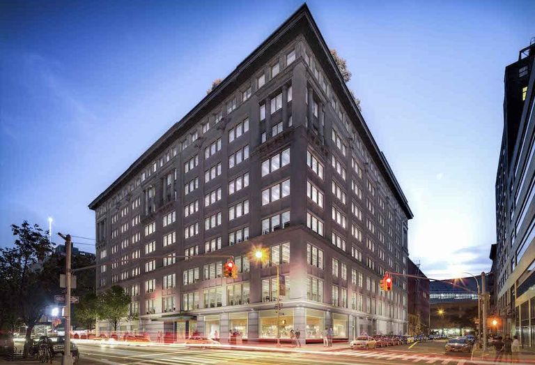 315 Hudson St., a former candy factory converted into tech company offices in Manhattan
