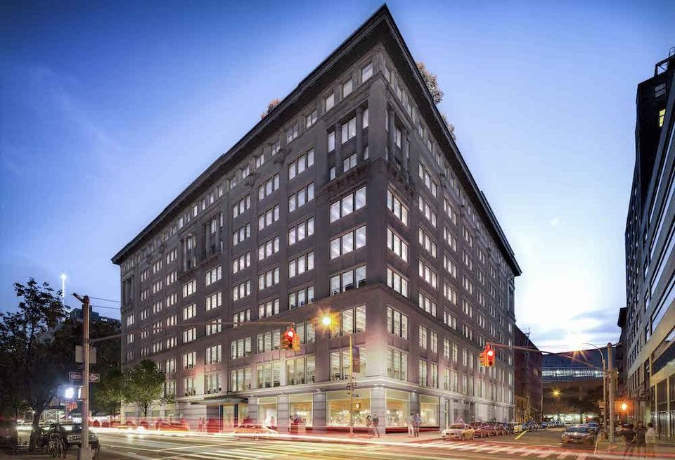315 Hudson St., a former candy factory converted into tech company offices in Manhattan