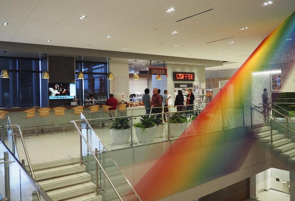 Capital One HQ coffee area