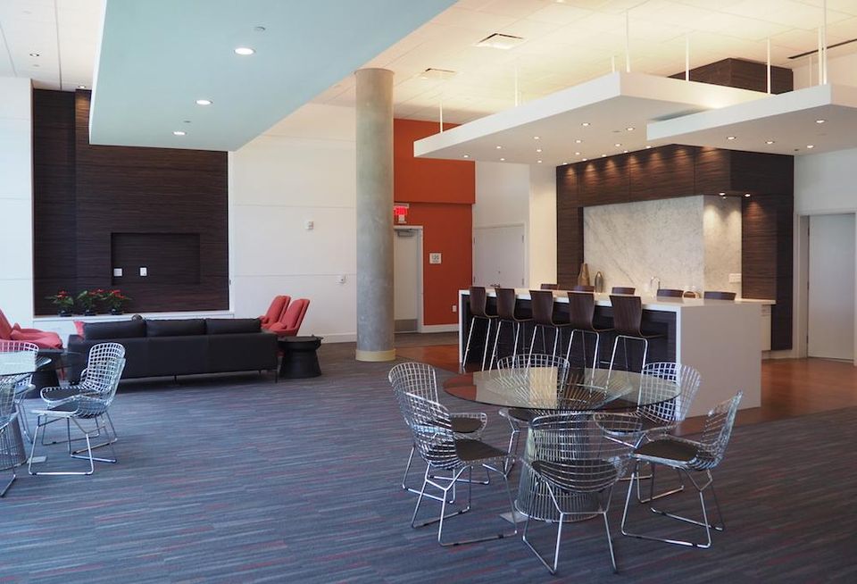 The party room in Modern at Art Place