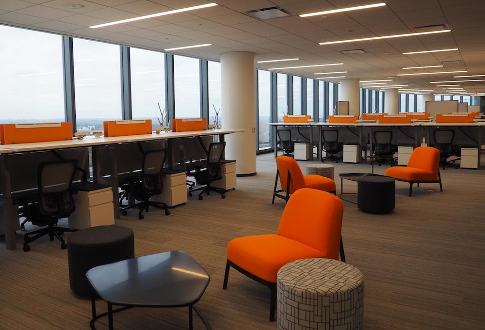 Capital One HQ workspace